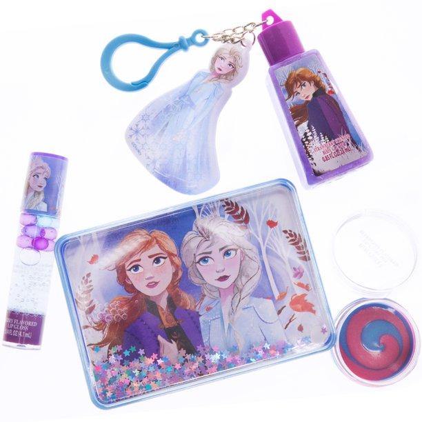 Disney Frozen 2 Cosmetic Set with Mini Body Glitter 0.85 OZ in Box & Lip Gloss