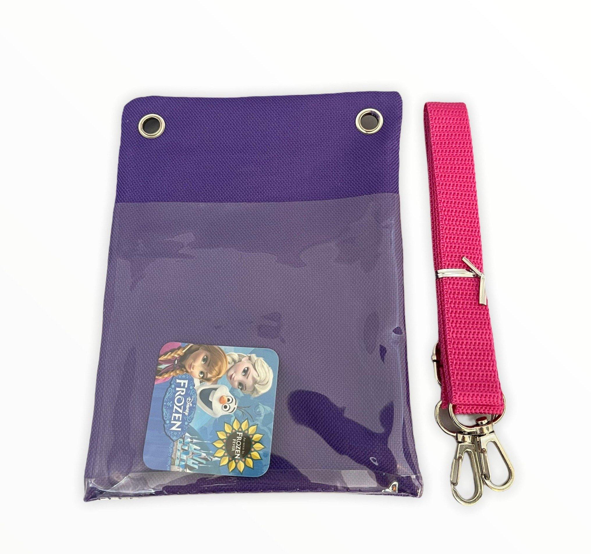 Disney Frozen Purple Passport Bag