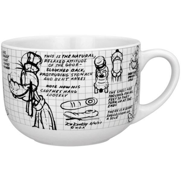 Disney Goofy 22Oz Sketchbook Soup Mug