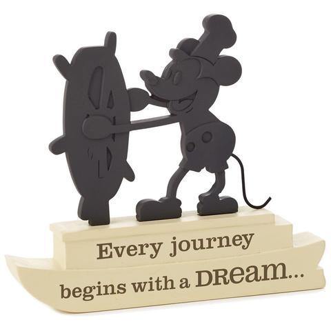 Disney Hallmark Steamboat Willie Silhouette Every Journey Begins