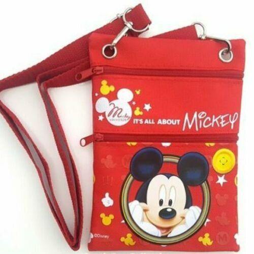 Disney It's All About Mickey Red Passport Bag
