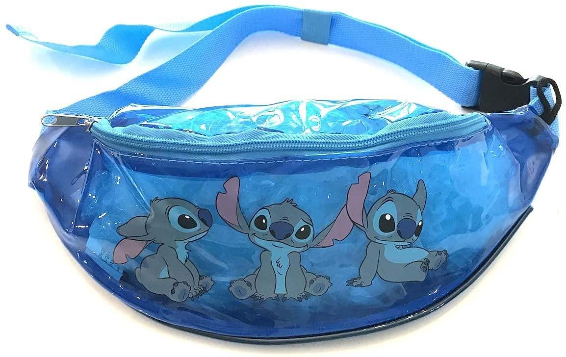 Disney Lilo & Stitch Blue Vinyl Stitch Sitting Waist Belly Bag