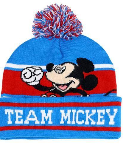 Disney Little Boy's Mickey Mouse Knit Winter Hat and Glove Set