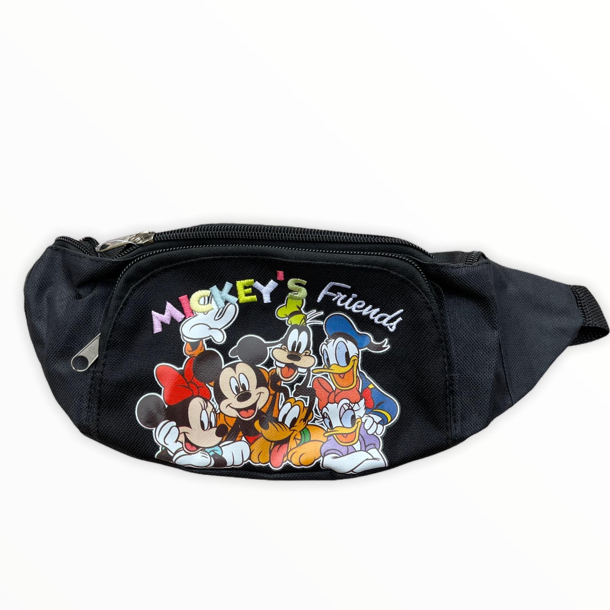Disney Mickey and Friends Black Belt Bag Fanny Pack