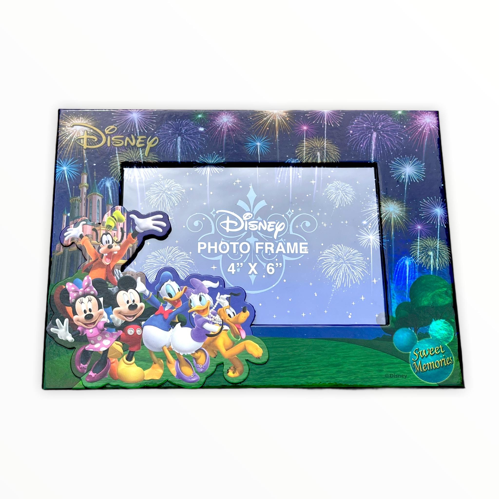Disney Mickey and Friends Fireworks Picture Frame Vacation Souvenir