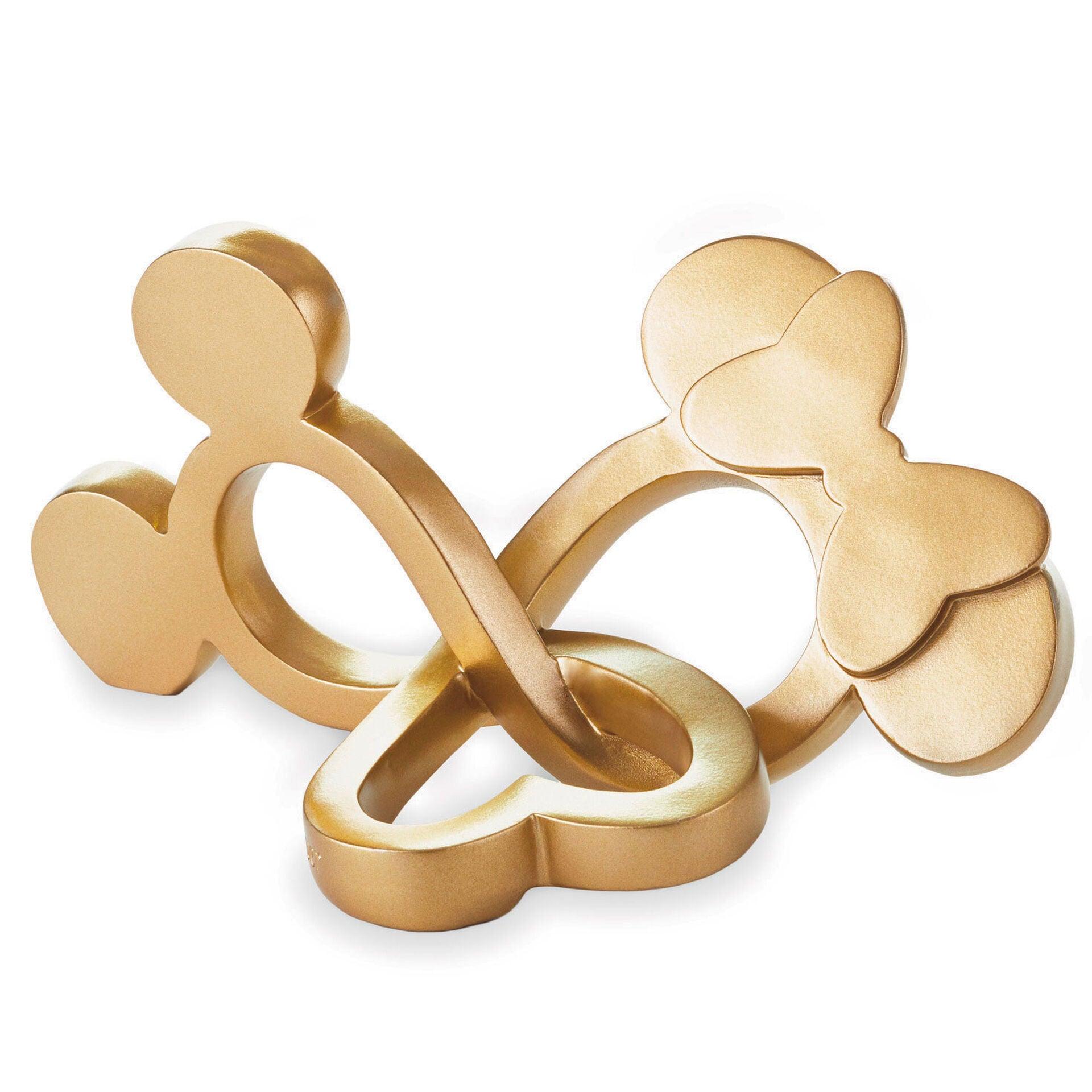 Disney Mickey and Minnie Knotted Heart Figurine