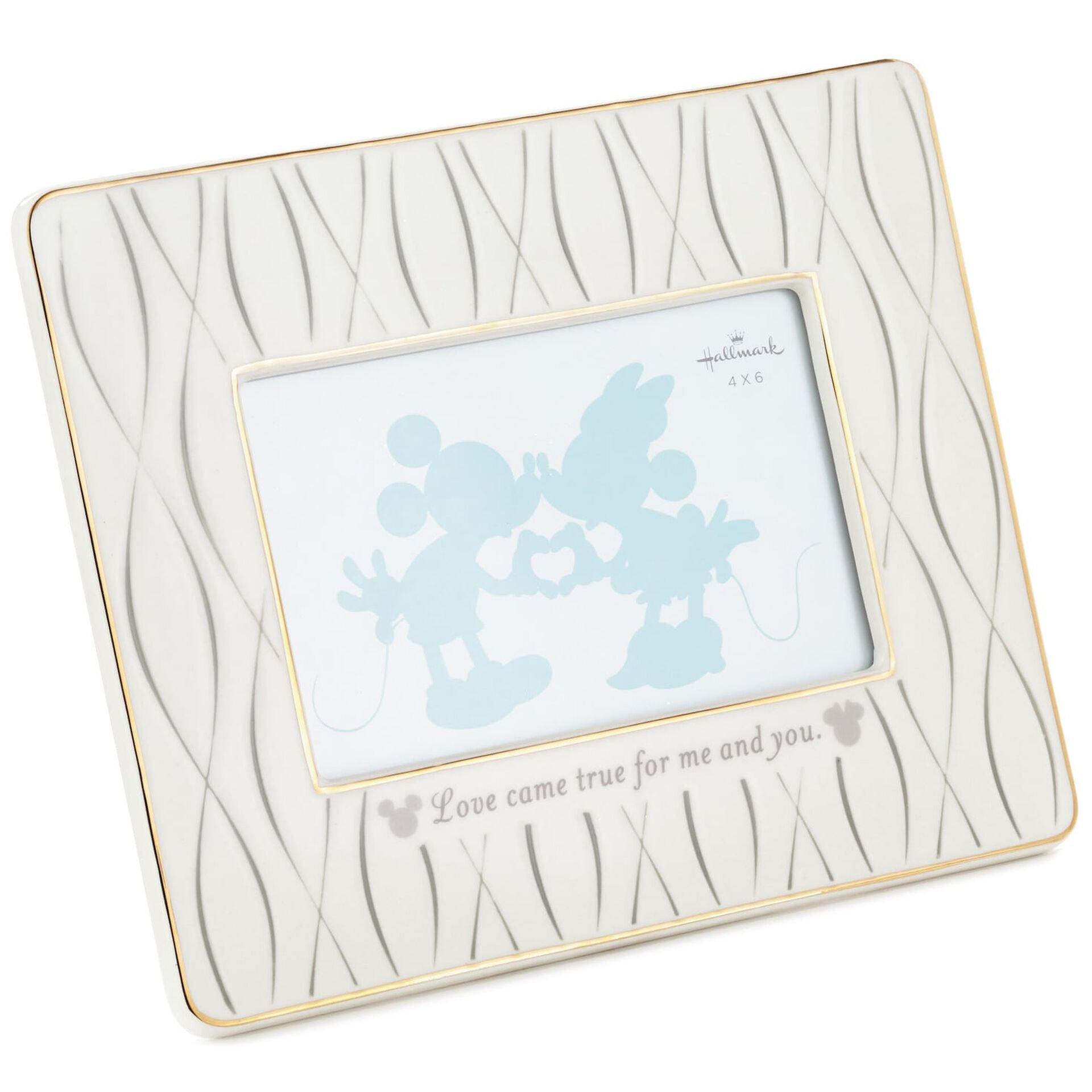 Disney Mickey and Minnie Love Came True Picture Frame, 4x6