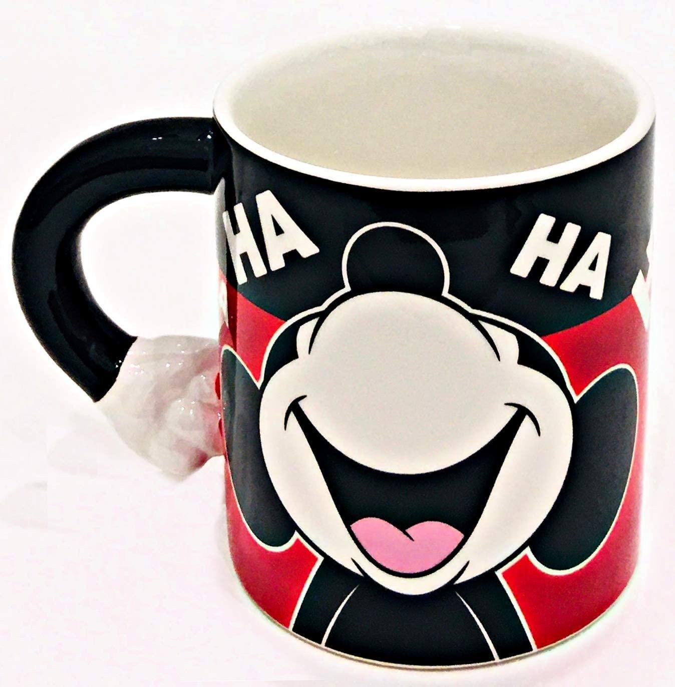 Disney Mickey Classic 20 oz Shaped Handle Ceramic Mug