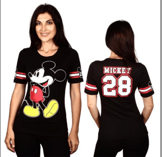 Disney Mickey Football 28 Junior Tee
