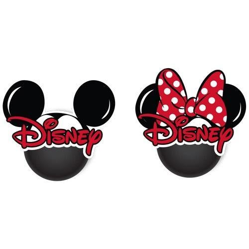 Disney Mickey Minnie Head 2pk Antenna Topper