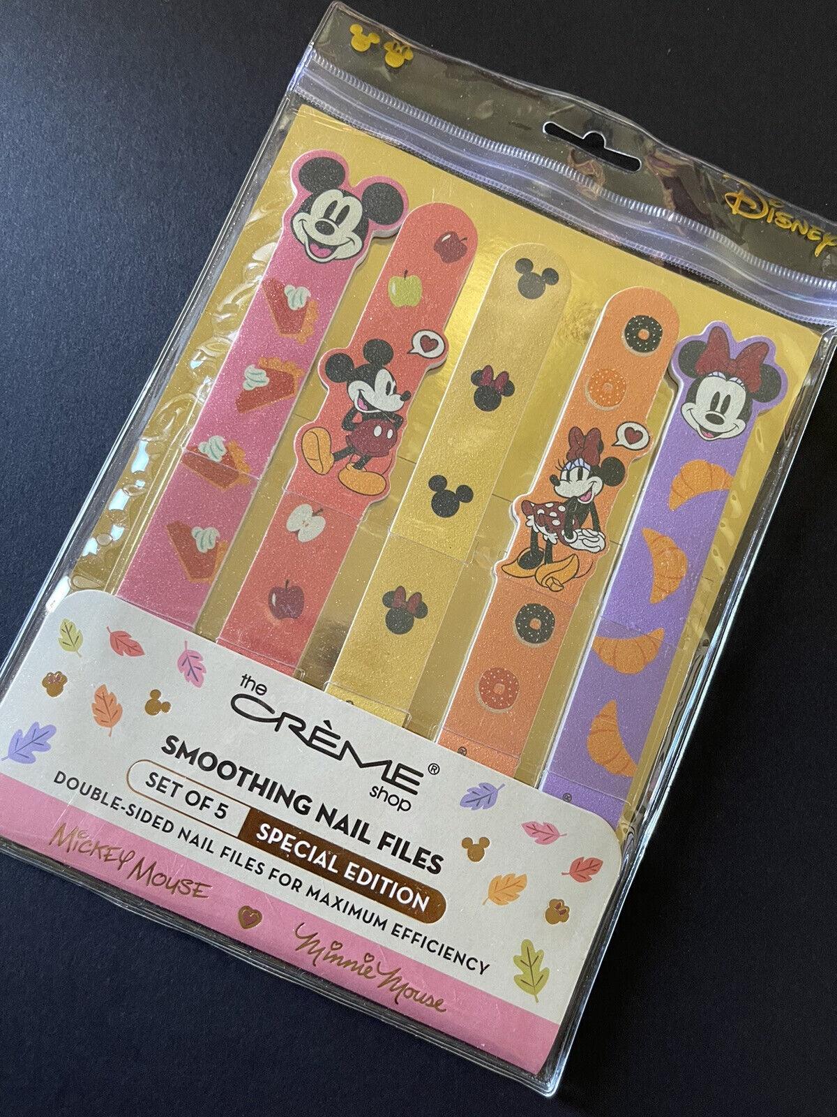 Disney Mickey Minnie Smoothing Nail Files - Set Of 5