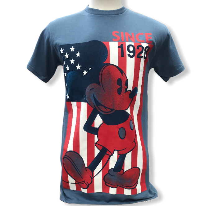 Disney Mickey Mouse American Flag Shirt