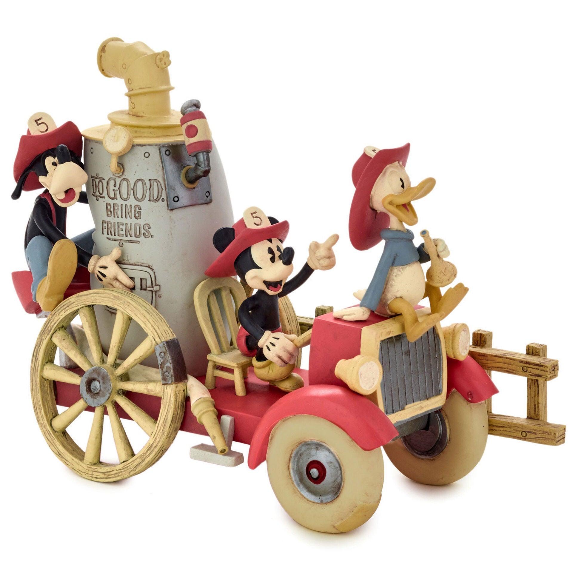 Disney Mickey Mouse & Friends Do Good Bring Friends Fire Engine Limited Edition 2022 Figurine, 5.5"