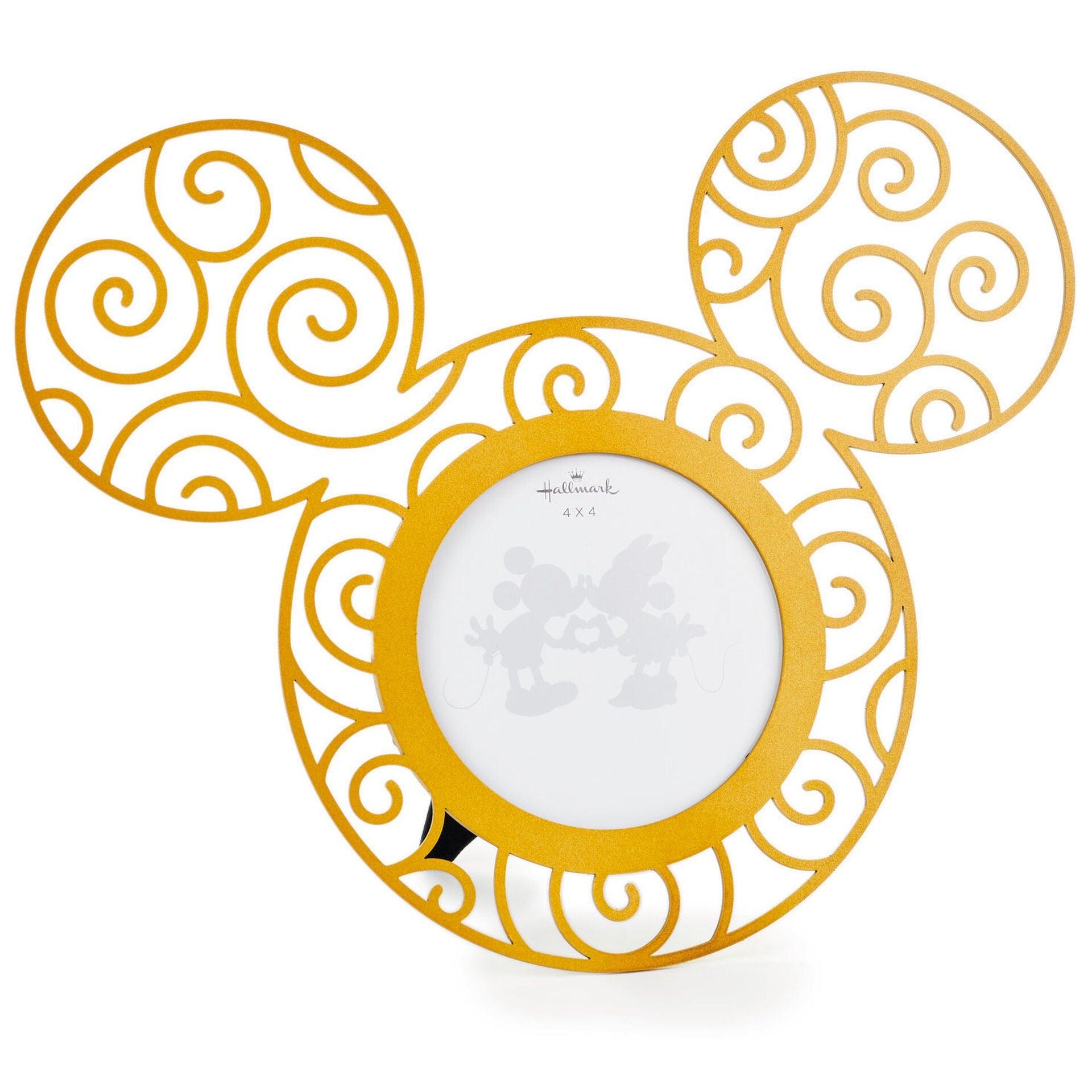 Disney Mickey Mouse Ears Metal Picture Frame, 4x4