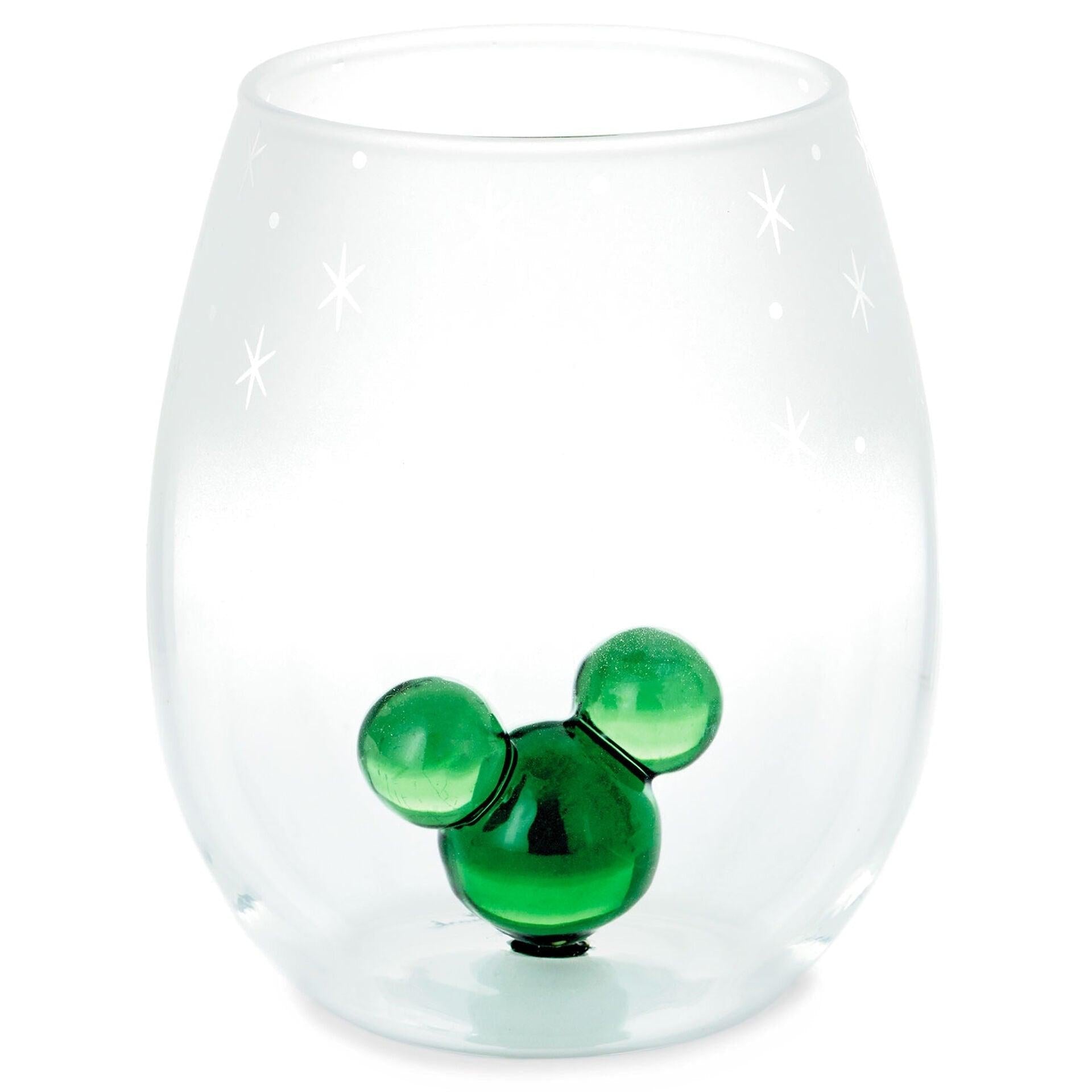 Disney Mickey Mouse Ears Silhouette Stemless Glass, 20 oz.