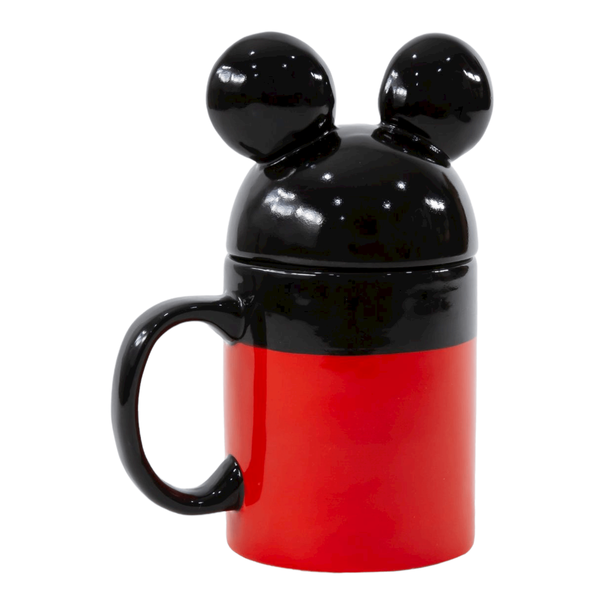 Disney Mickey Mouse Figural Mug With Lid