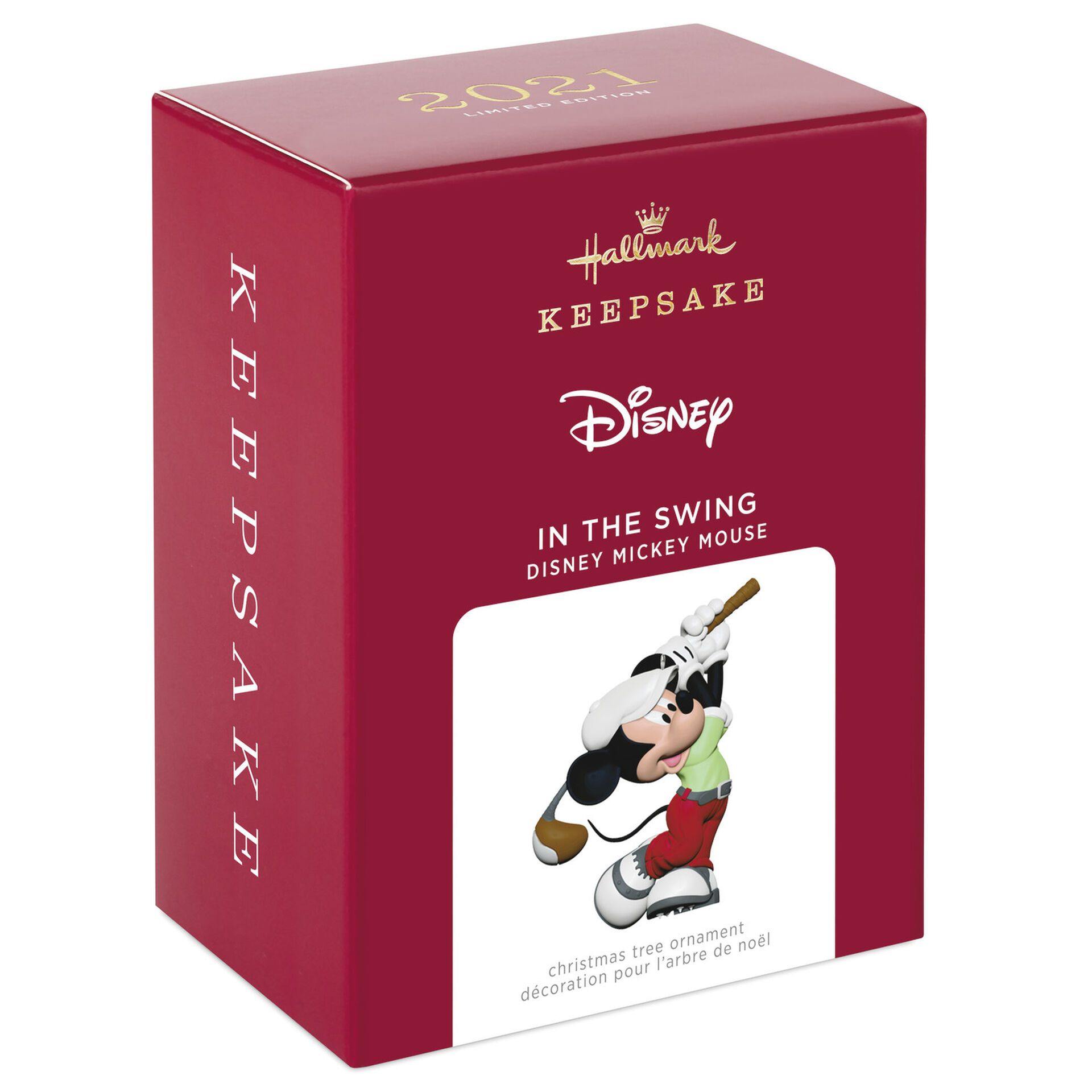 Disney Mickey Mouse In the Swing Golf Ornament