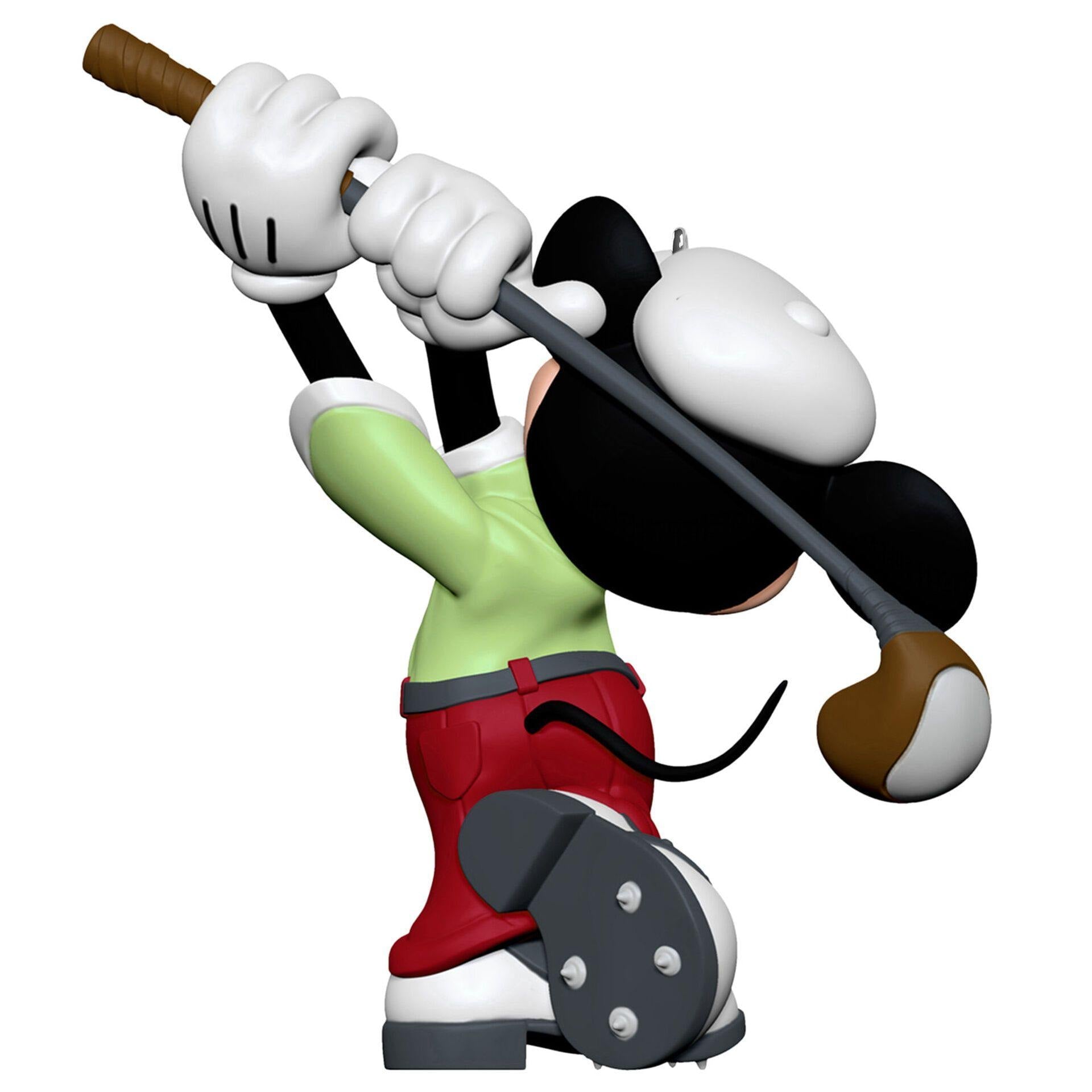 Disney Mickey Mouse In the Swing Golf Ornament