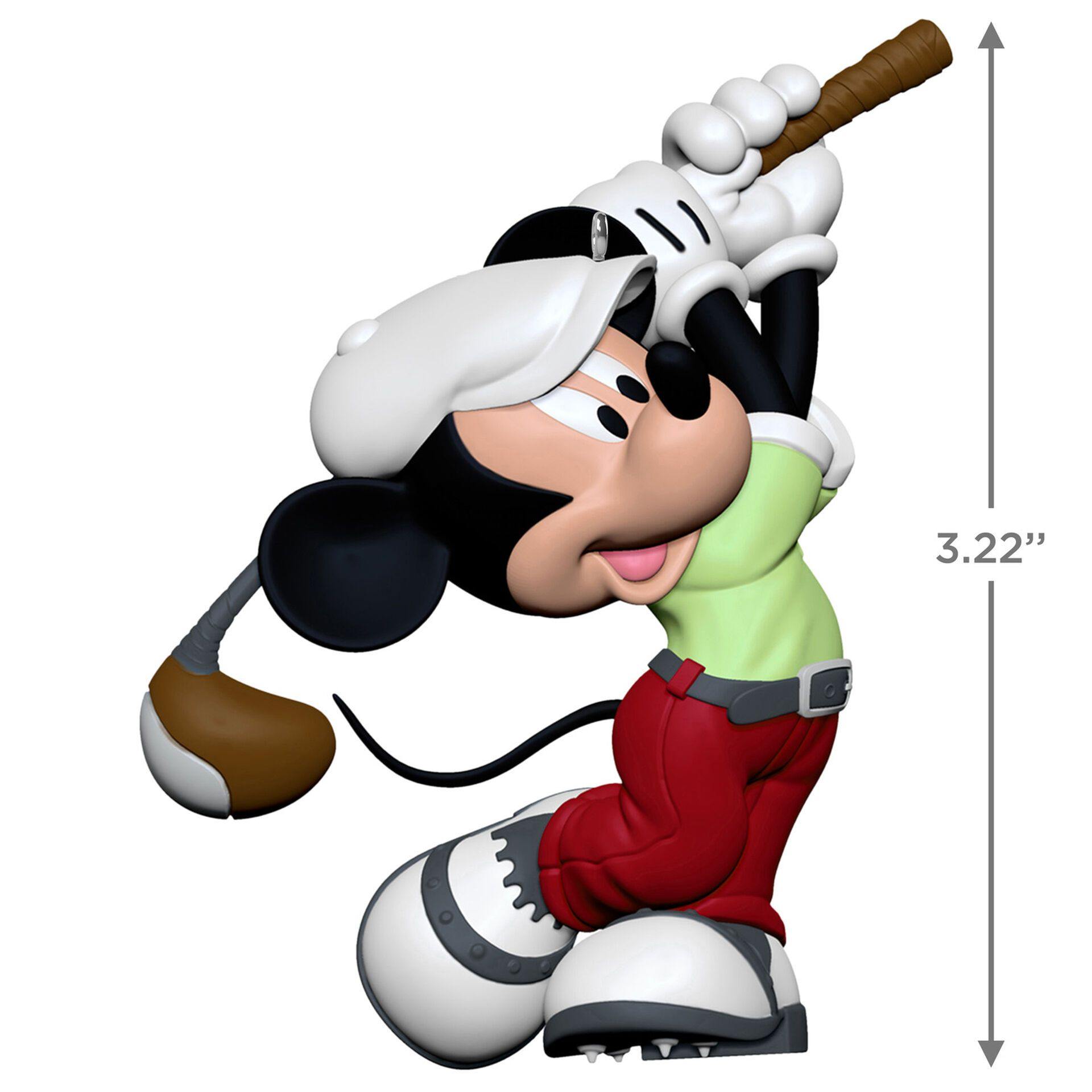 Disney Mickey Mouse In the Swing Golf Ornament