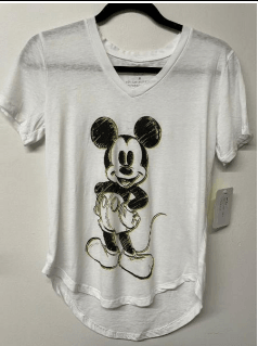 Disney Mickey Mouse Junior Hi-Lo Top, White