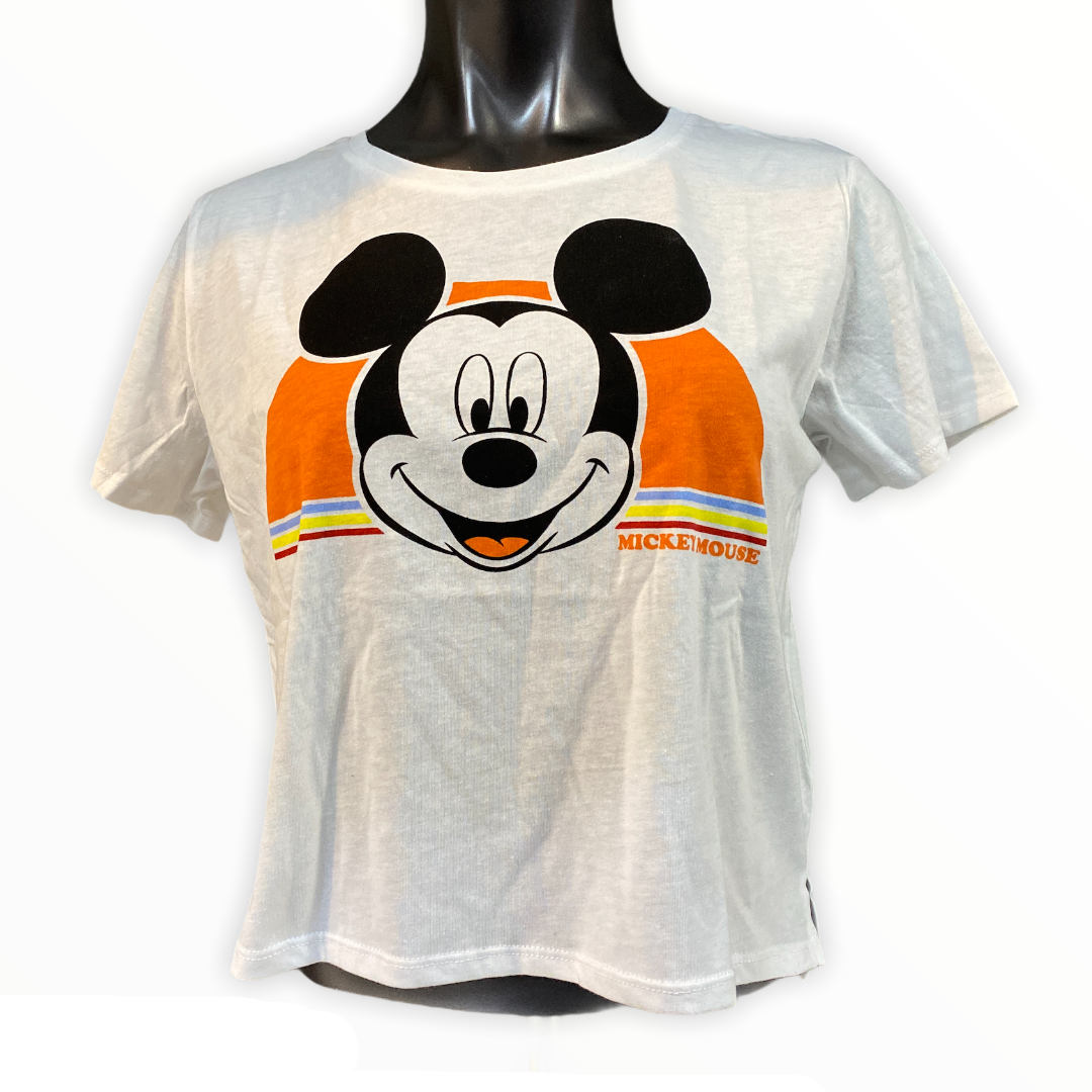 Disney Mickey Mouse Junior Neon Crop Top