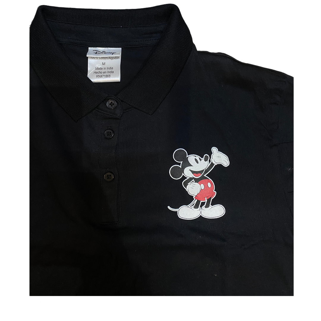 Disney Mickey Mouse Junior Polo Crop Top
