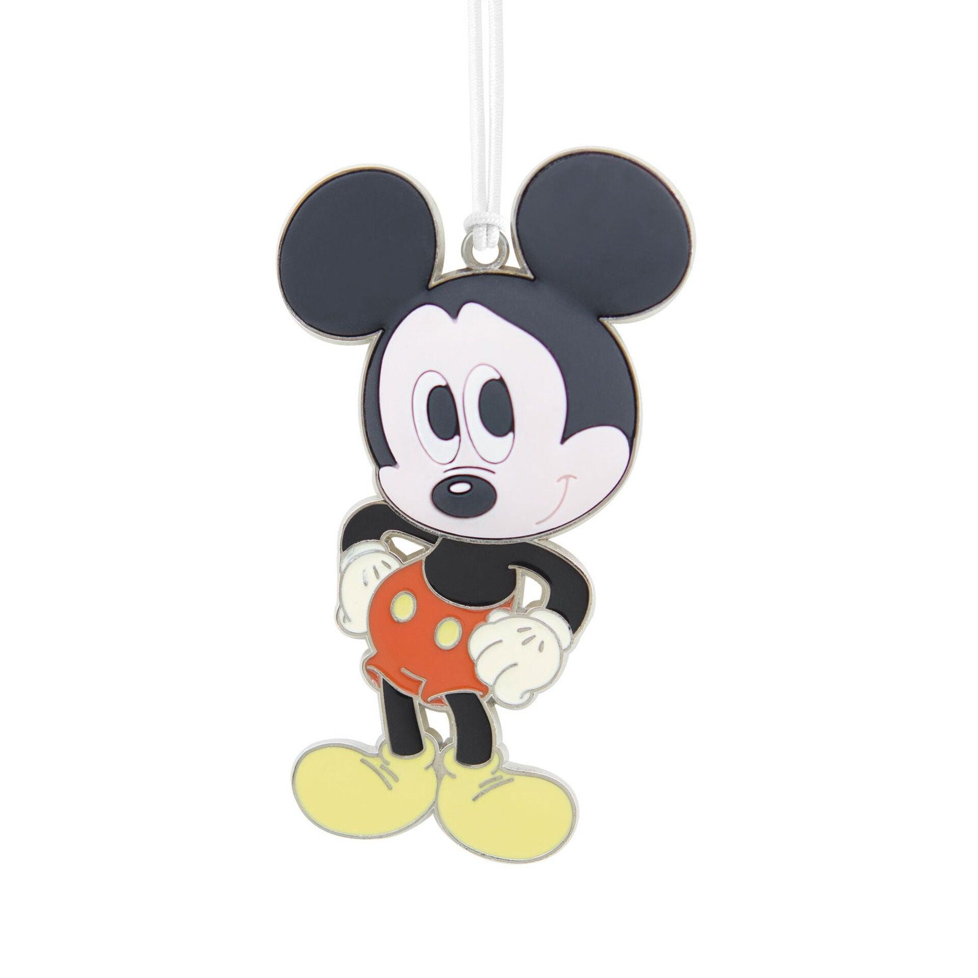 Disney Mickey Mouse Metal With Dimension Hallmark Ornament