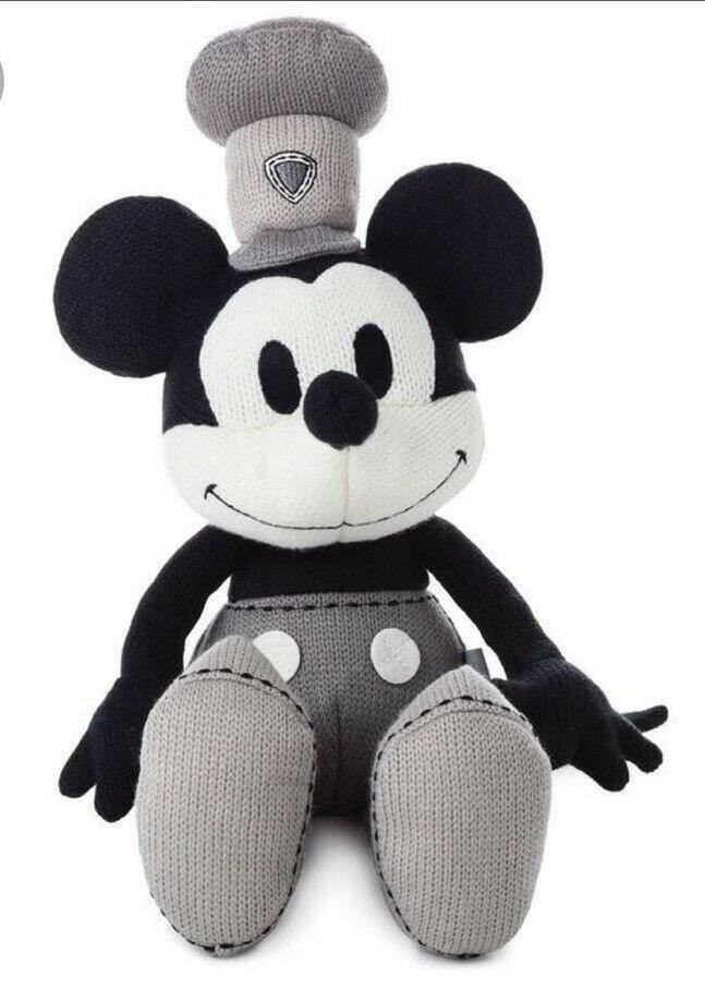 Disney Mickey Mouse Steamboat Willie Rattle Plush By Hallmark
