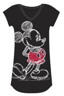 Disney Mickey Mouse Stretch Black Dorm Shirt