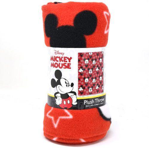 Disney Mickey Mouse Throw Blanket 45" x 60" Stars All-Over Print