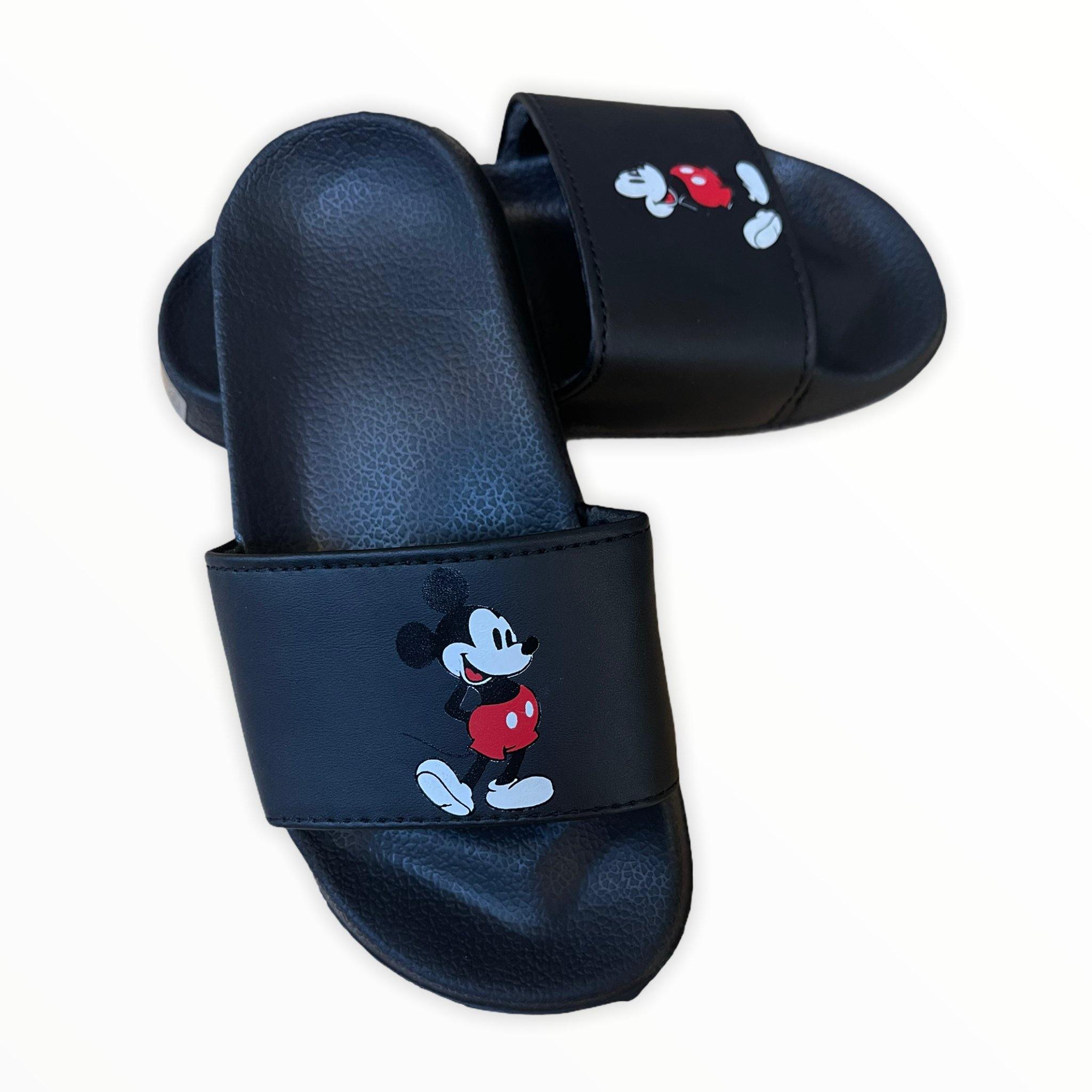 Disney Mickey Mouse Youth Slides, Black