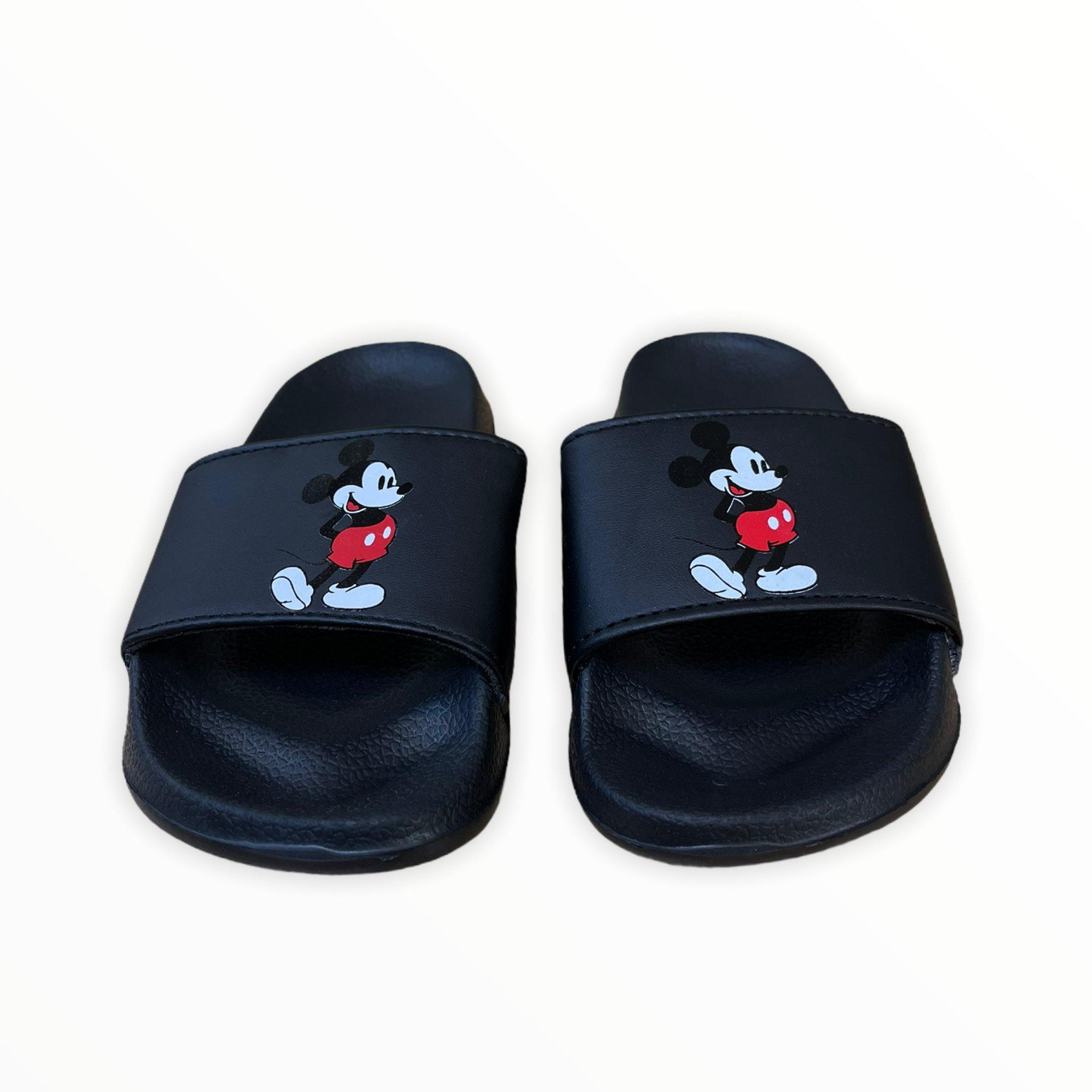 Disney Mickey Mouse Youth Slides, Black