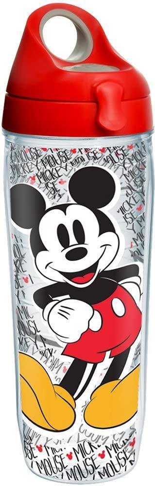 Disney- Mickey Name Pattern Tervis Water Bottle 24oz