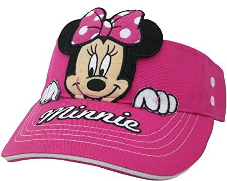 Disney Minnie Mouse Bowtique Toddler Girls Baseball Cap - 100% Cotton (Hot Pink)