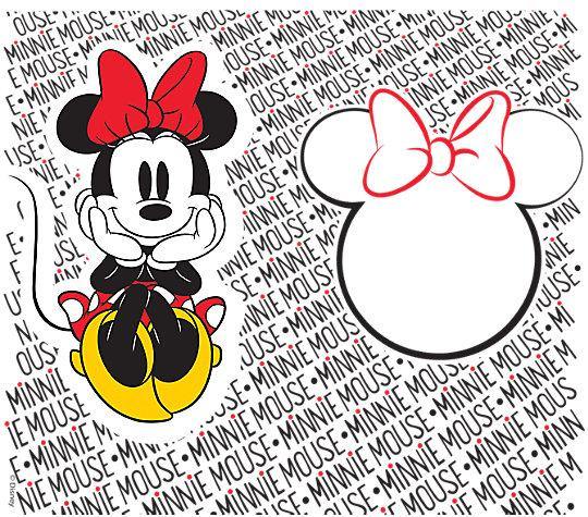 Disney - Minnie Mouse Name Pattern Tervis Classic Water Bottle 24oz