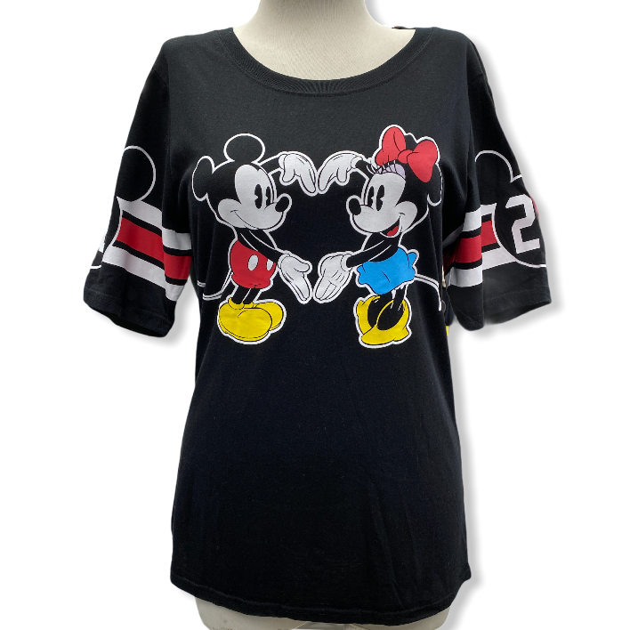 Disney Mk & Mn Mouse Junior Front/Back T-Shirt