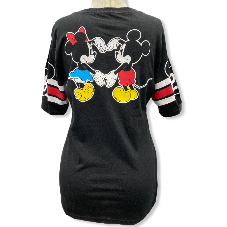 Disney Mk & Mn Mouse Junior Front/Back T-Shirt