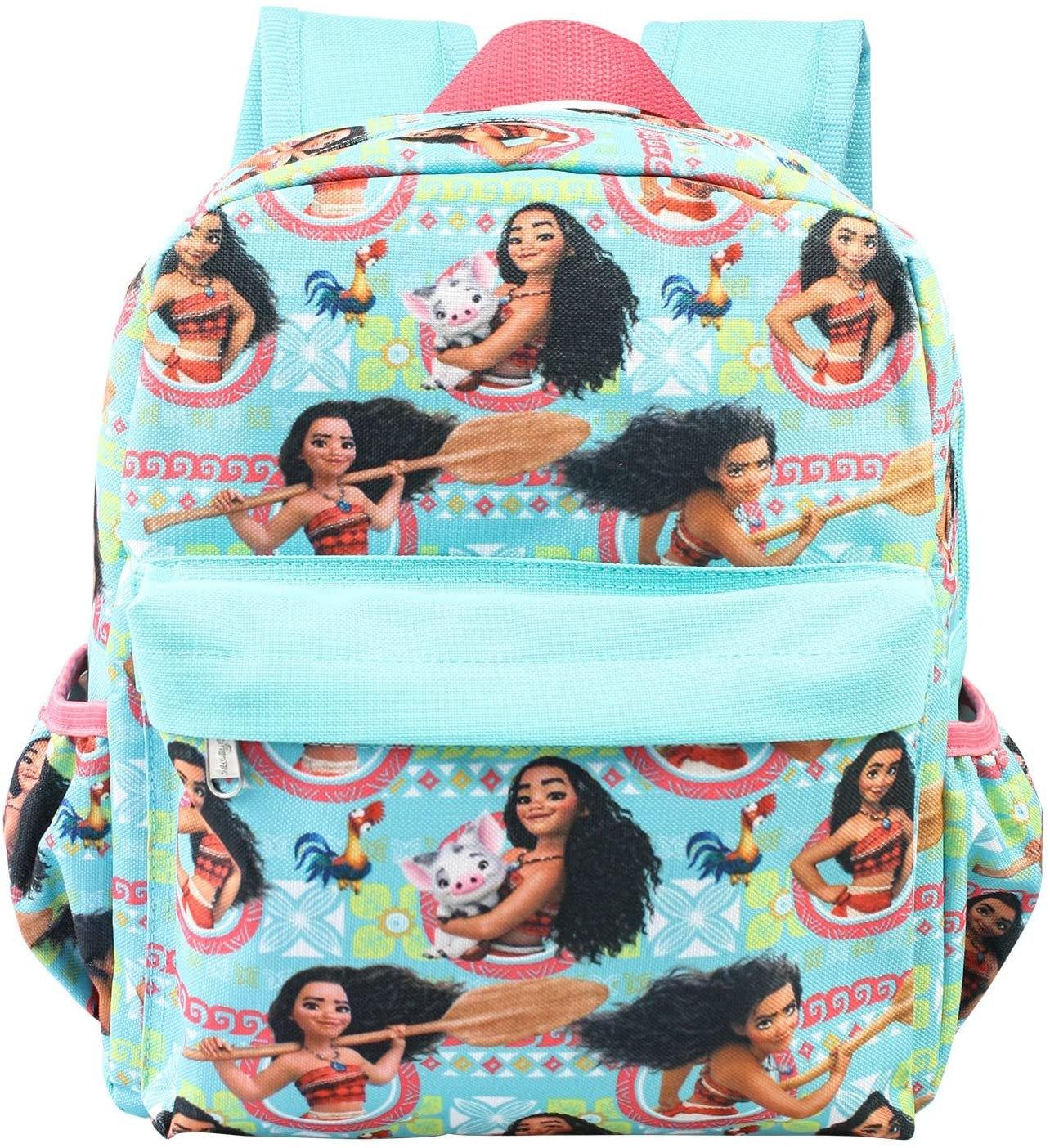 Disney Moana Allover Print 16 inch Girls Large Backpack
