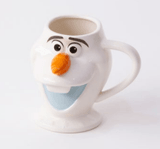Disney Olaf Figural Ceramic White Handle Mug