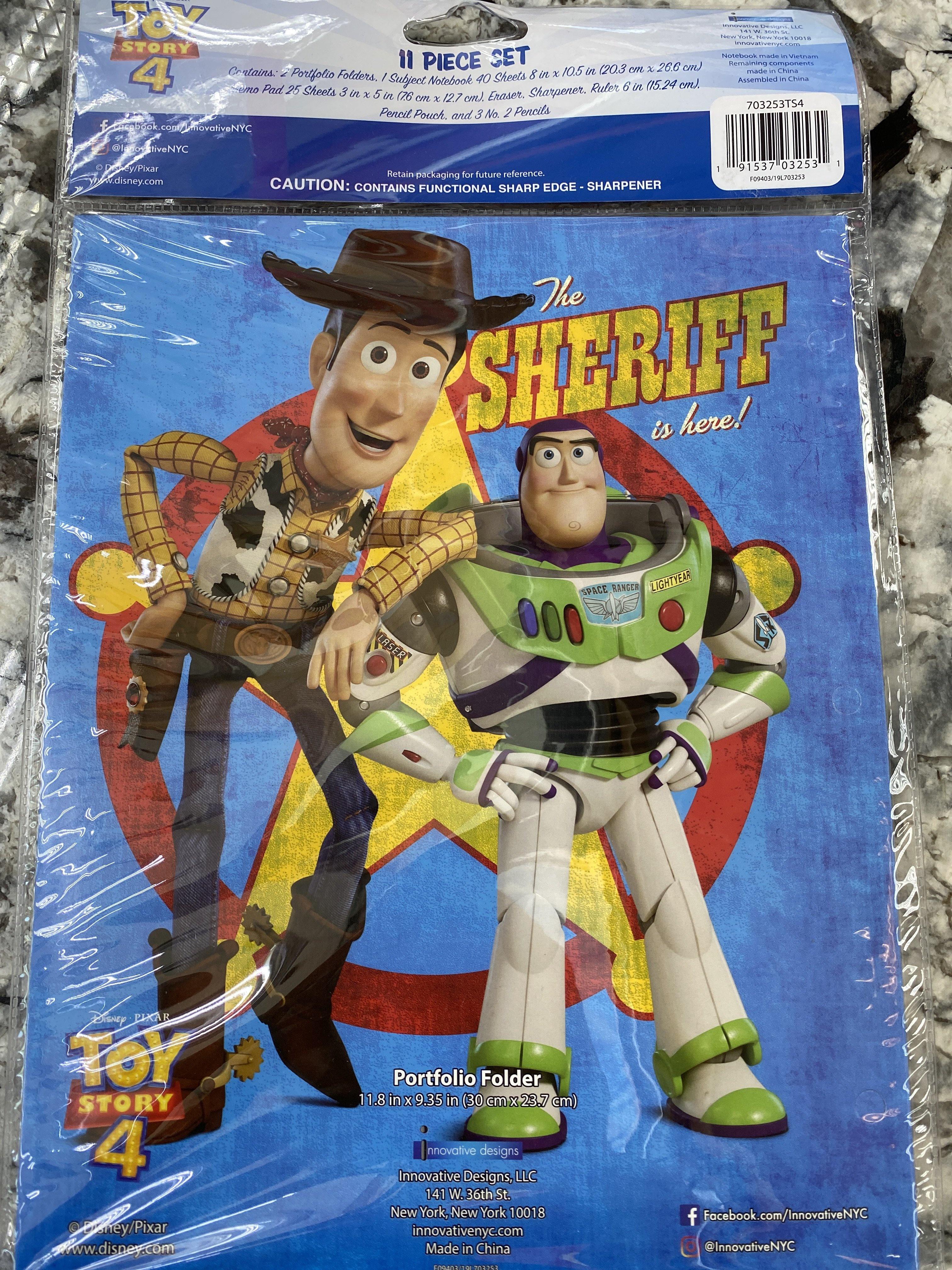 Disney Pixar Toy Story 4 Kids School Stationery Set (11-Piece)