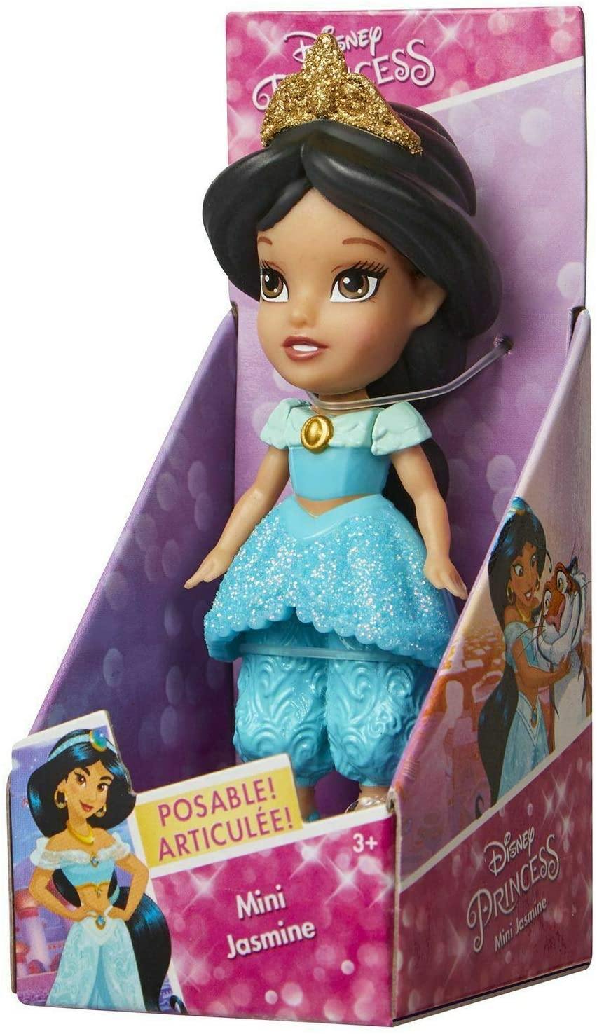 Disney Princess Aladdin-Jasmine Doll, Multi-Colour, 7.5 cm