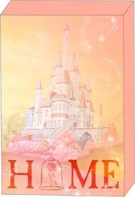 Disney Princess Belle Castle 5in x 7in x 1.5in Box Sign Wall Art