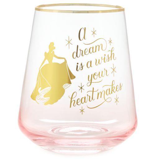 Disney Princess Cinderella Stemless Glass