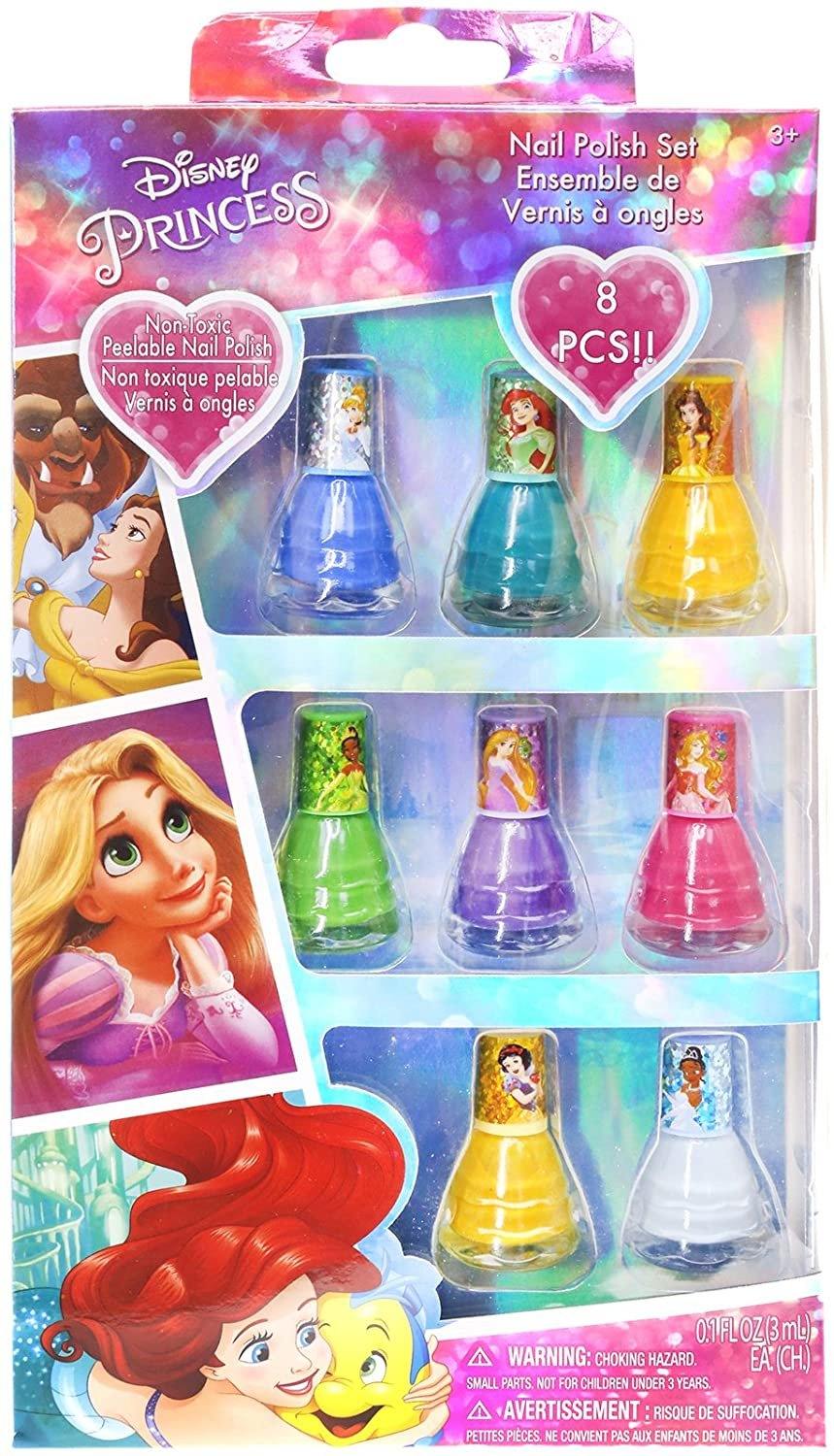 Disney Princess Peel-Off Nail Polish Gift Set for Kids