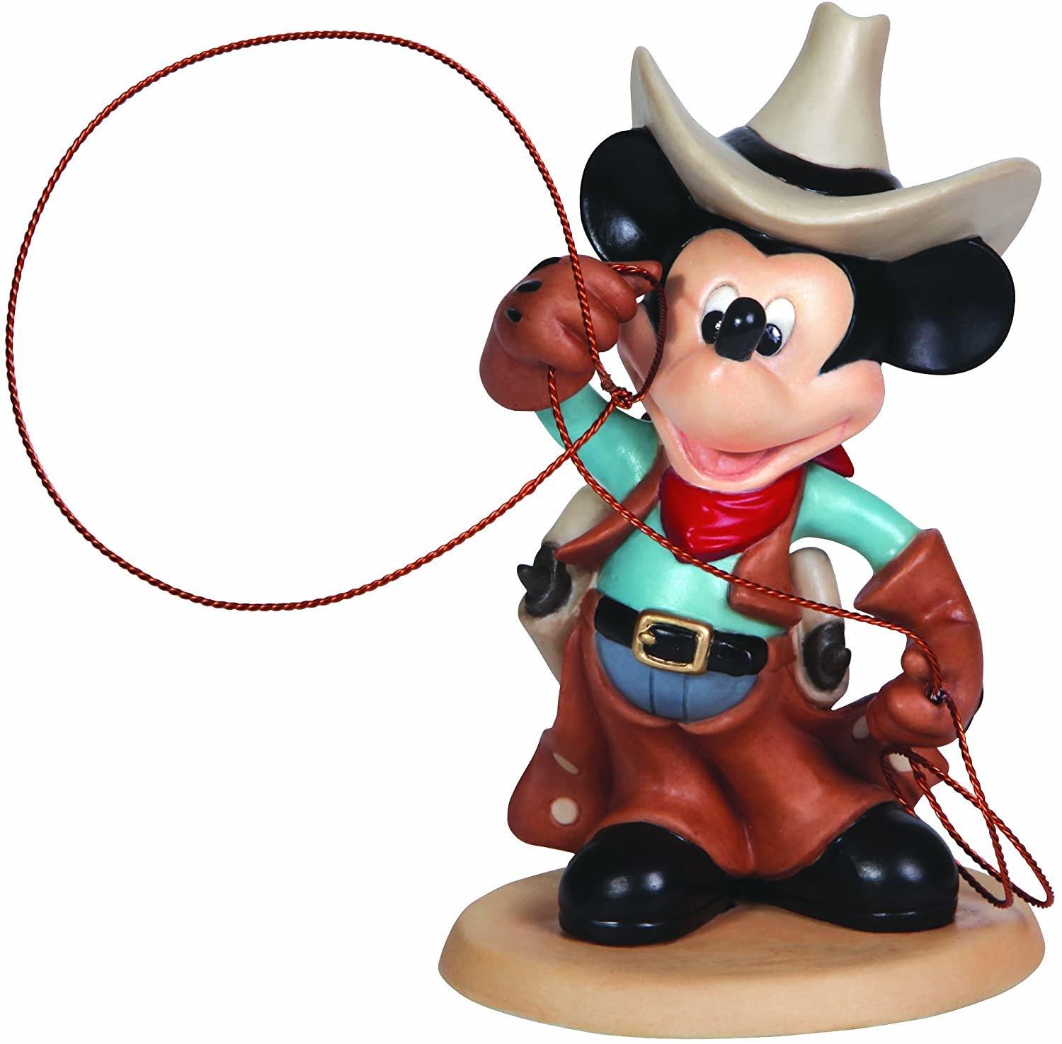 Disney Showcase Collection, Cowboy Mickey, Bisque Porcelain Figurine
