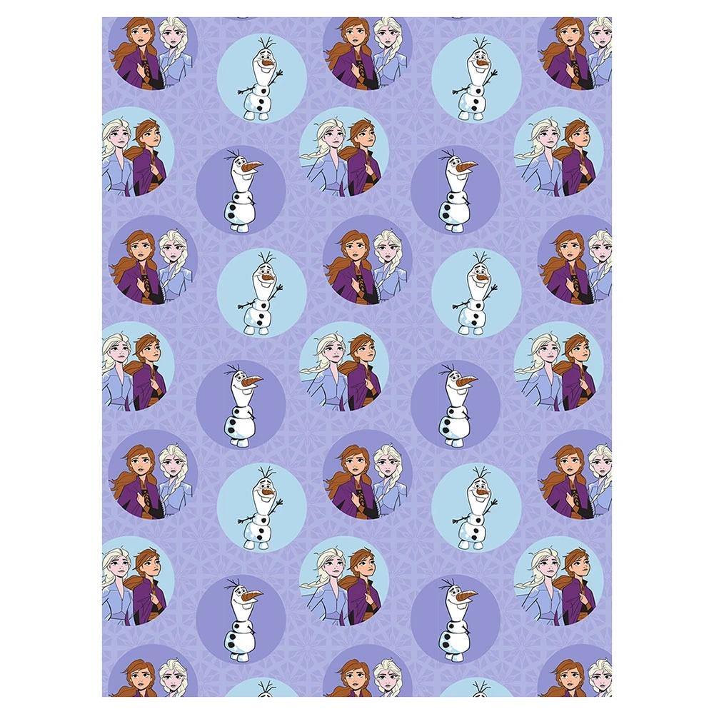 Disney Silk Touch Rotary Throw - Frozen Elsa and Anna Blanket