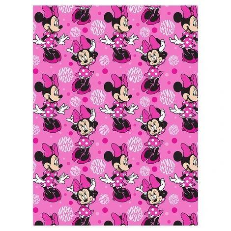 Disney Silk Touch Rotary Throw - Minnie Mouse Blanket