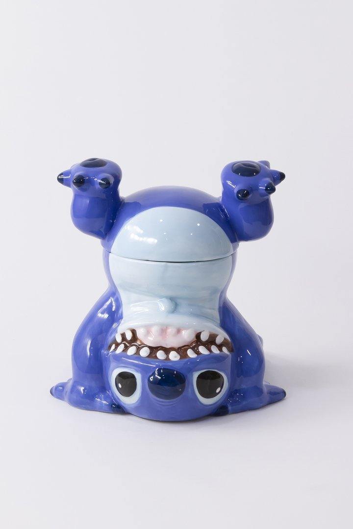 Disney Stitch Hand Stand Cookie Jar