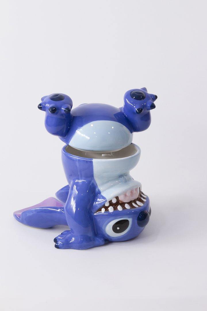 Disney Stitch Hand Stand Cookie Jar