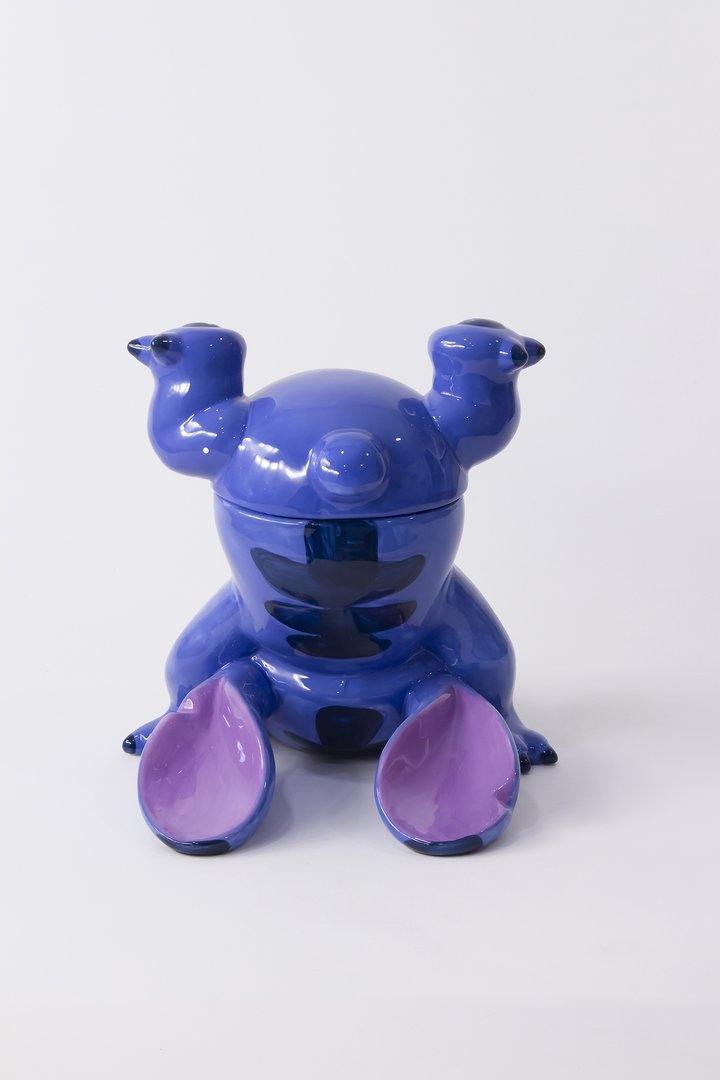 Disney Stitch Hand Stand Cookie Jar